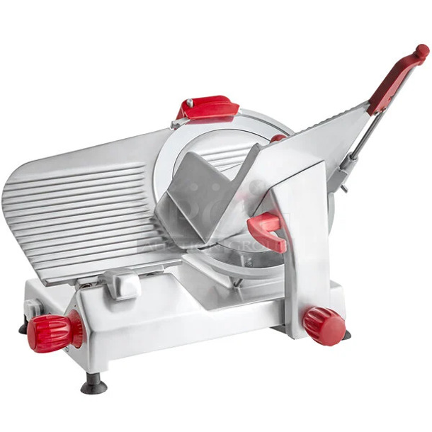 BRAND NEW SCRATCH AND DENT! 2024 Berkel B14-SLC Stainless Steel Commercial Countertop 14" Medium-Duty Gravity Feed Manual Meat Slicer w/ Blade Sharpener. 115 Volts, 1 Phase. Tested and Working! - Image 1 of 9