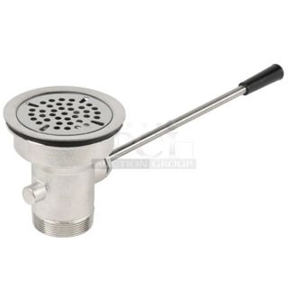 2 BRAND NEW SCRATCH AND DENT! Regency 600DL1 Lever Handle Waste Valve 3 1/2" Sink Opening. 2 Times Your Bid! 
