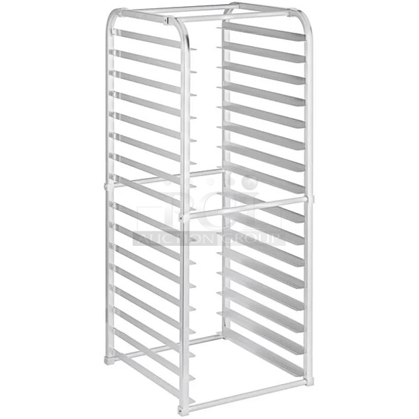 2 BRAND NEW SCRATCH AND DENT! Regency 600RIR16KD 16 Pan Aluminum End Load Sheet / Bun Pan Rack for Reach-Ins - Unassembled. May Be Missing Pieces. 2 Times Your Bid! - Image 1 of 4