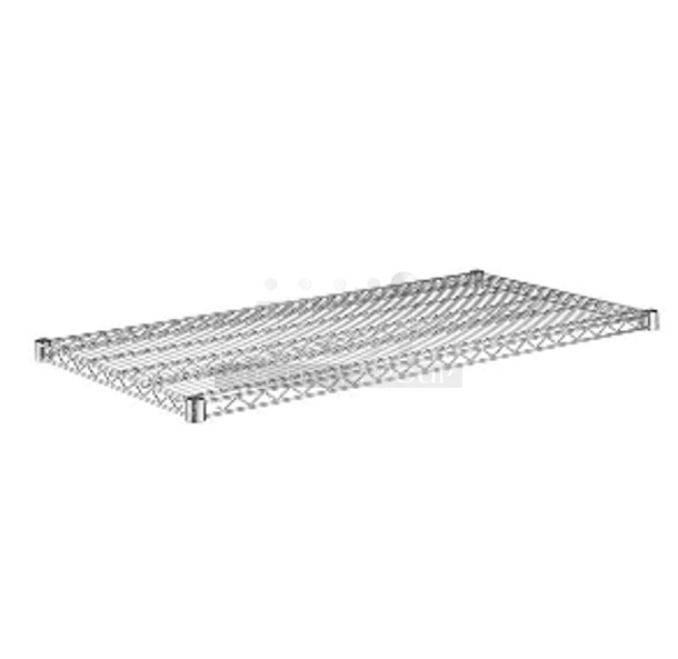 2 BRAND NEW SCRATCH AND DENT! Regency 460EC2448 24" x 48" NSF Chrome Wire Shelf. May Be Missing Pieces. 2 Times Your Bid!   - Image 1 of 4