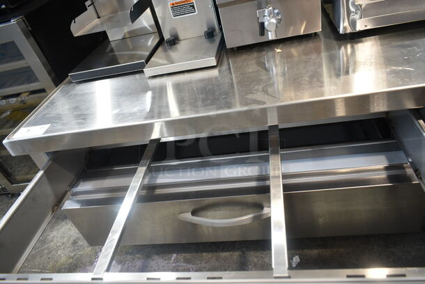 BRAND NEW SCRATCH AND DENT! Beverage Air WTFCS60HC Stainless Steel Commercial 2 Drawer Freezer Chef Base on Commercial Casters. 115 Volts, 1 Phase. Tested and Working! - Image 7 of 9