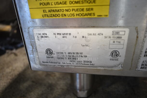 2021 Electrolux AIZ16 Stainless Steel Commercial Countertop Electric Powered 2 Burner Induction Range. 200-240 Volts, 1 Phase.  - Image 6 of 6