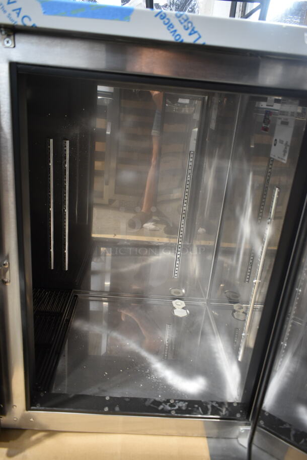 BRAND NEW SCRATCH AND DENT! 2024 Perlick 613BBS84BSTK 84" Black Solid Door Back Bar Refrigerator. 115 Volts, 1 Phase. Tested and Working! - Image 3 of 9