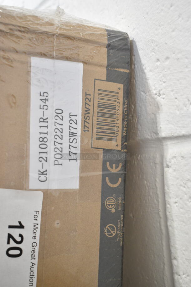 BRAND NEW IN BOX! Avantco 177SW72T Metal Commercial Warming Strip w/ Toggle Controls. 120 Volts, 1 Phase. - Image 3 of 3