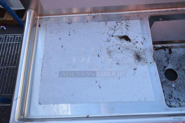 BRAND NEW SCRATCH AND DENT! Regency 600S31818224 Stainless Steel 3 Bay Sink w/ Dual Drain Boards. No Legs. - Image 8 of 9