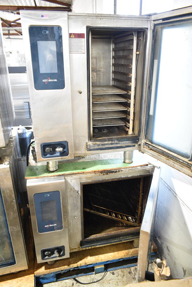 2 2016/2017 Alto Shaam CTP7-20E/CTP10-10E Stainless Steel Commercial Electric Powered Combi Convection Oven w/ Stand. 208-240 Volts, 3 Phase. 2 Times Your Bid - Image 2 of 9