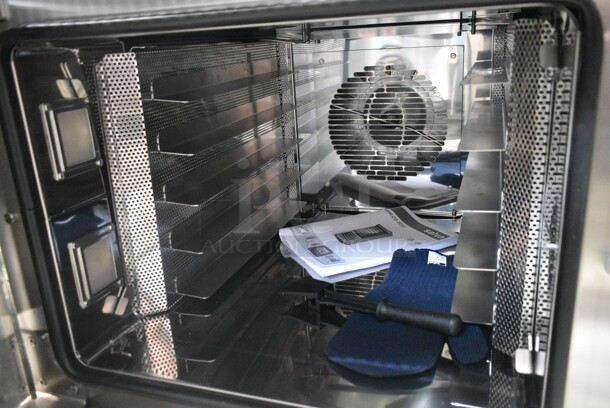 BRAND NEW! 2022 Salva 2010 KX-5+H Stainless Steel Commercial Countertop Electric Powered Convection Oven. Does Not Have Pan Rack. 208-240 Volts, 3 Phase. - Image 5 of 7