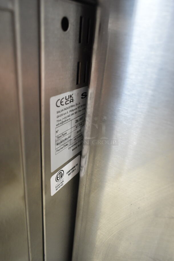 BRAND NEW! 2022 Salva 2010 KX-5+H Stainless Steel Commercial Countertop Electric Powered Convection Oven. Does Not Have Pan Rack. 208-240 Volts, 3 Phase. - Image 7 of 7