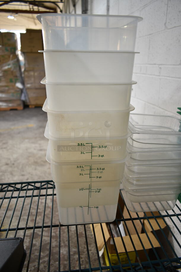 ALL ONE MONEY! Tier Lot of Various Items Including Poly Bins, Green Lids and Napkin Dispensers - Image 2 of 11