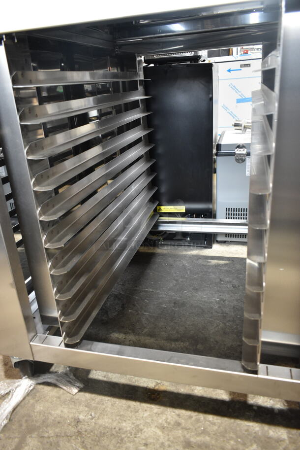 BRAND NEW! 2022 Salva 2010 KX-5+H Stainless Steel Commercial Countertop Electric Powered Convection Oven on Pan Rack. 208-240 Volts, 3 Phase. - Image 5 of 10