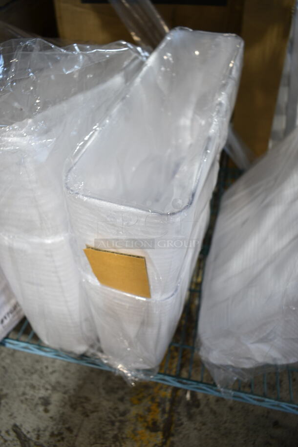 3 Sets of 2 BRAND NEW! Clear Poly Hoppers for Refrigerated Beverage Machine. 3 Times Your Bid!  - Image 7 of 9