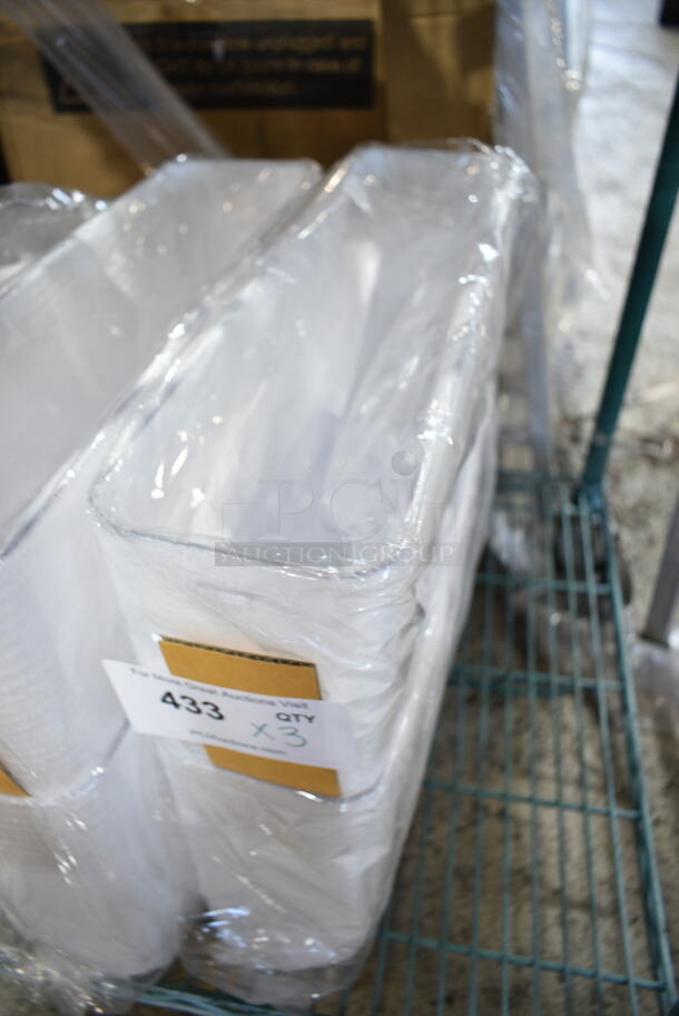 3 Sets of 2 BRAND NEW! Clear Poly Hoppers for Refrigerated Beverage Machine. 3 Times Your Bid!  - Image 8 of 9