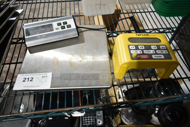 2 Scales Including Taylor and LEM. 2 Times Your Bid!  - Image 1 of 9