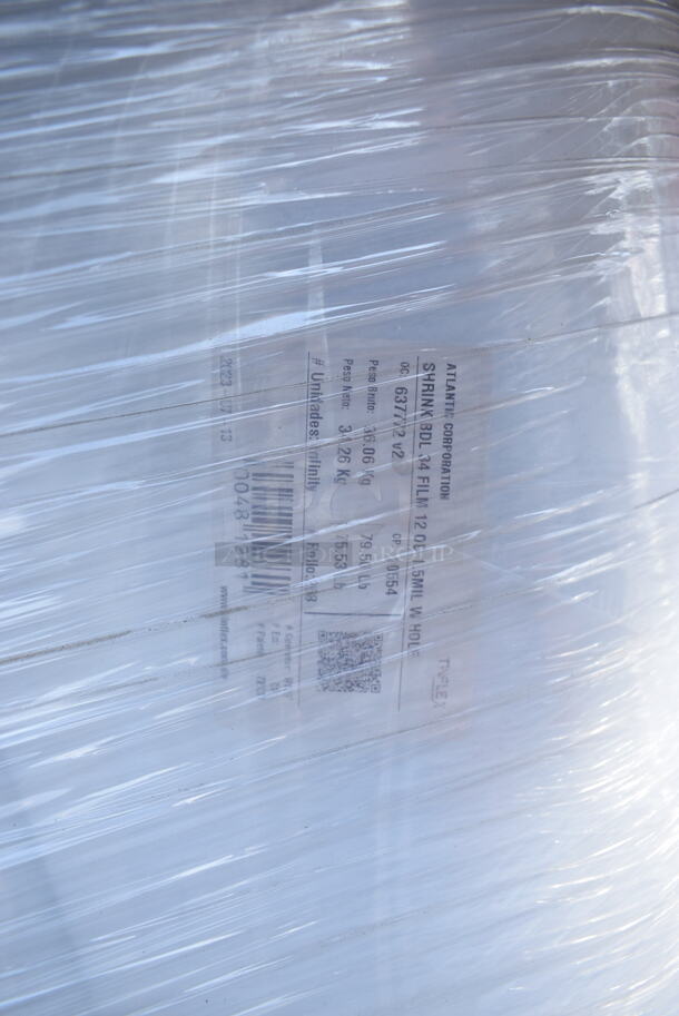 PALLET LOT of 16 BRAND NEW SCRATCH AND DENT! Atlantic 482MIL120D Bundler Film Plastic Wrap Rolls. 16 Times Your Bid! - Image 3 of 3