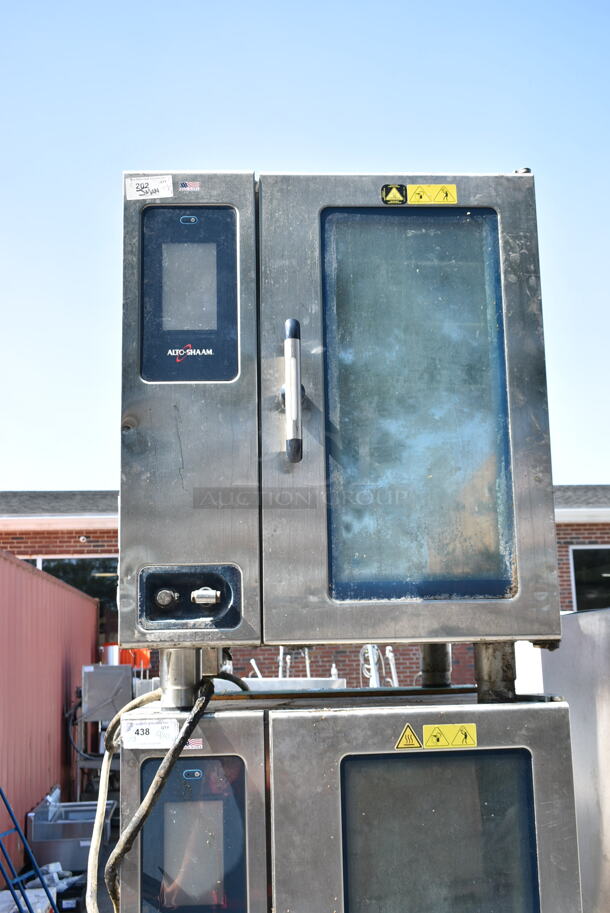 2 2016/2018 Alto Shaam CTP10-10E Stainless Steel Commercial Electric Powered Combi Convection Oven w/ 1 Stand. 208-240 Volts, 3 Phase. 2 Times Your Bid - Image 3 of 11