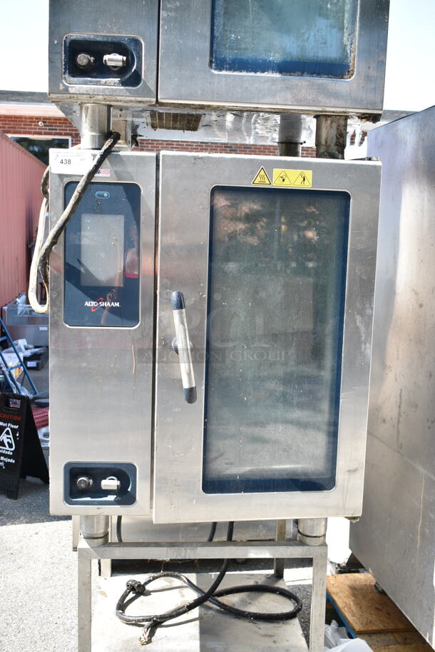 2 2016/2018 Alto Shaam CTP10-10E Stainless Steel Commercial Electric Powered Combi Convection Oven w/ 1 Stand. 208-240 Volts, 3 Phase. 2 Times Your Bid - Image 4 of 11