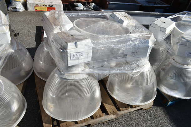 PALLET LOT of 5 Genlyte Metal Wide-Lite Lights. 5 Times Your Bid! - Image 1 of 6