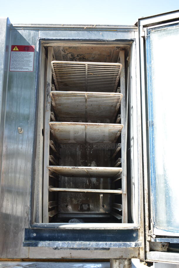 2 2016/2018 Alto Shaam CTP10-10E Stainless Steel Commercial Electric Powered Combi Convection Oven w/ 1 Stand. 208-240 Volts, 3 Phase. 2 Times Your Bid - Image 8 of 11