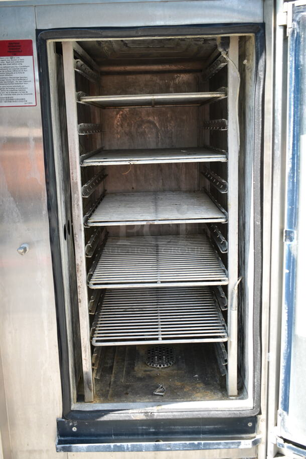 2 2016/2018 Alto Shaam CTP10-10E Stainless Steel Commercial Electric Powered Combi Convection Oven w/ 1 Stand. 208-240 Volts, 3 Phase. 2 Times Your Bid - Image 10 of 11