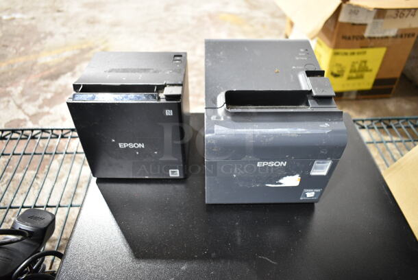 6 Various Items Including Metal Cash Drawer, Receipt Printers, Panasonic Corded Office Telephone and Toast Monitor. 6 Times Your Bid!  - Image 8 of 12