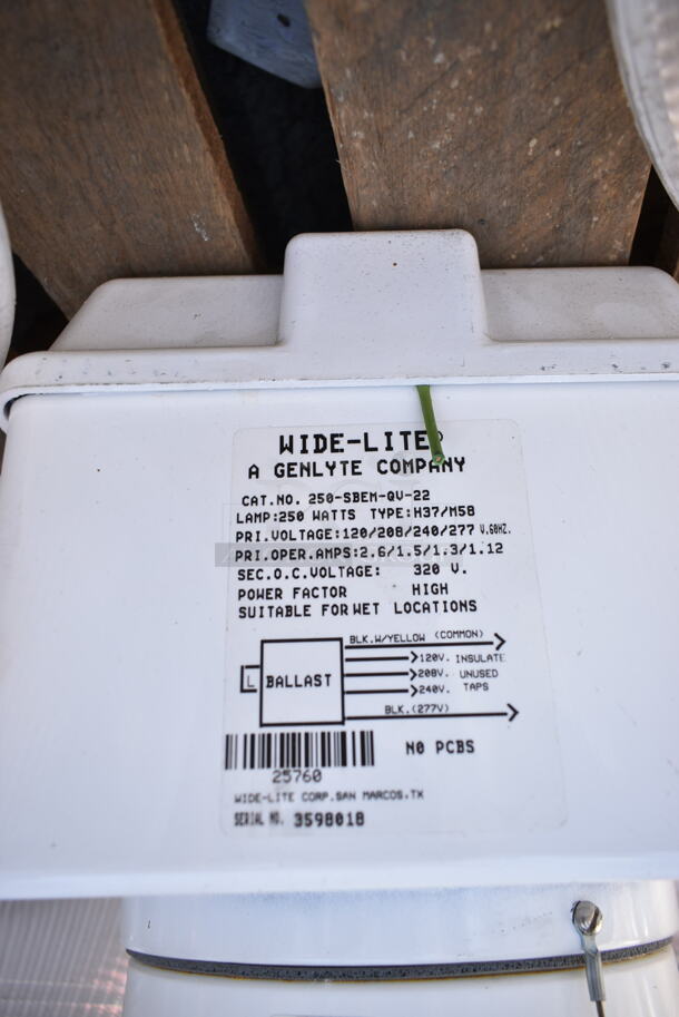 PALLET LOT of 5 Genlyte Metal Wide-Lite Lights. 5 Times Your Bid! - Image 5 of 6