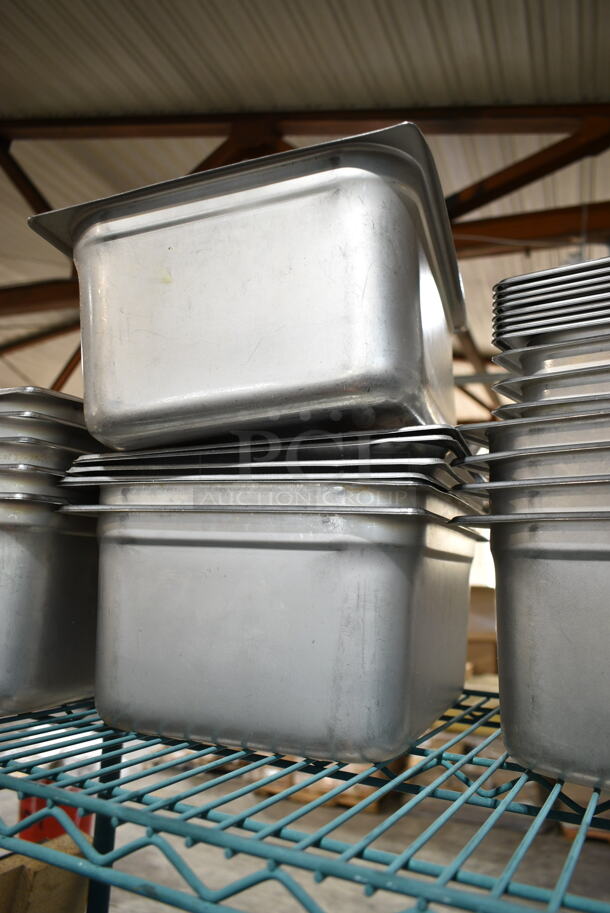 33 Various Stainless Steel Items Including Drop In Bins, Cylindrical Bin, Cylindrical Bin Lids. 33 Times Your Bid!  - Image 6 of 7