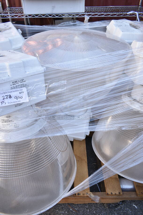 PALLET LOT of 5 Genlyte Metal Wide-Lite Lights. 5 Times Your Bid! - Image 3 of 7
