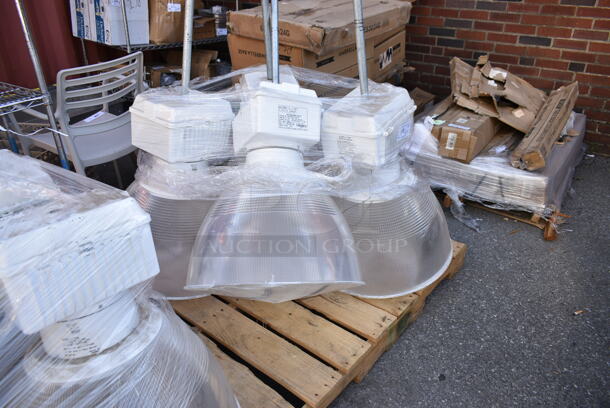 PALLET LOT of 4 Genlyte Metal Wide-Lite Lights. 4 Times Your Bid! - Image 2 of 7