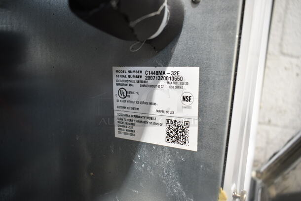 2020 Scotsman C1448MA-32E Stainless Steel Commercial Ice Head. 208/230 Volts, 1 Phase.  - Image 5 of 5