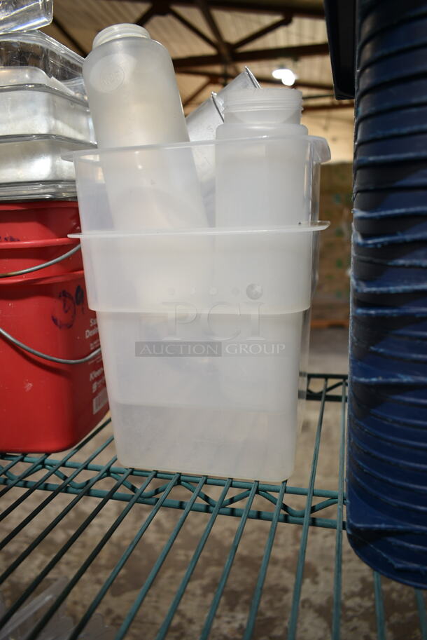 ALL ONE MONEY! Lot of Poly Bins and Lids.  - Image 4 of 6