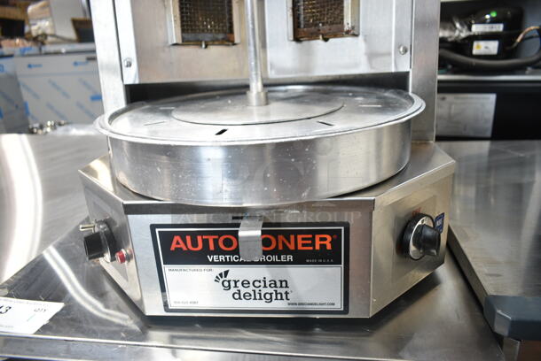Autodoner G300 Stainless Steel Commercial Countertop Natural Gas Powered Gyro Machine. 30,000 BTU.  - Image 3 of 7