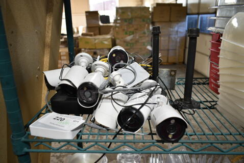 14 Items Including Night Owl Security Cameras, Night Owl DVR-C20X161-JF 16 Channel DVR. 14 Times Your Bid! 