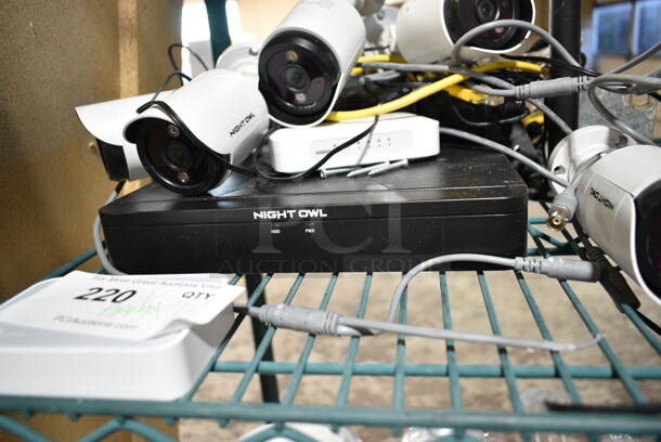 14 Items Including Night Owl Security Cameras, Night Owl DVR-C20X161-JF 16 Channel DVR. 14 Times Your Bid!  - Image 4 of 5