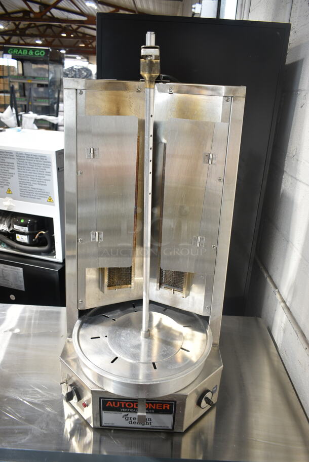2023 Autodoner G300 Stainless Steel Commercial Countertop Natural Gas Powered Gyro Machine. 30,000 BTU.  - Image 1 of 7