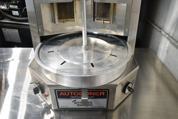 2023 Autodoner G300 Stainless Steel Commercial Countertop Natural Gas Powered Gyro Machine. 30,000 BTU.  - Image 4 of 7