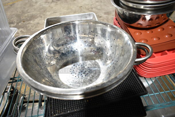 6 Metal Items Including Bowls and Colanders. 6 Times Your Bid!  - Image 7 of 7
