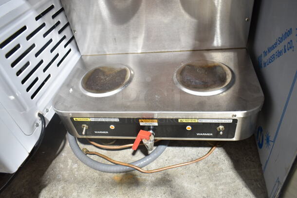 Grindmaster AP-400E Stainless Steel Commercial Countertop Coffee Machine w/ Hot Water Dispenser. 208/240 Volts, 1 Phase.  - Image 3 of 6