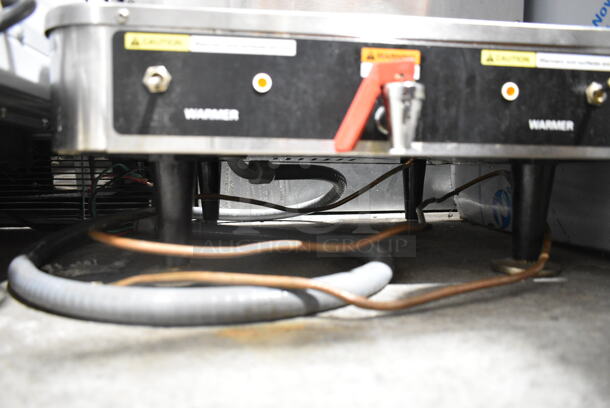 Grindmaster AP-400E Stainless Steel Commercial Countertop Coffee Machine w/ Hot Water Dispenser. 208/240 Volts, 1 Phase.  - Image 5 of 6