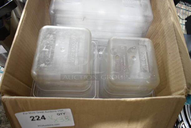 ALL ONE MONEY! Lot of Clear Poly Lids - Image 4 of 7