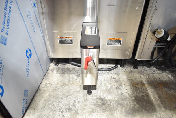 2020 Bunn DUAL TF DBC Stainless Steel Commercial Countertop Coffee Machine w/ Hot Water Dispenser and 2 Metal Brew Baskets. 120/208 Volts, 1 Phase.  - Image 4 of 7