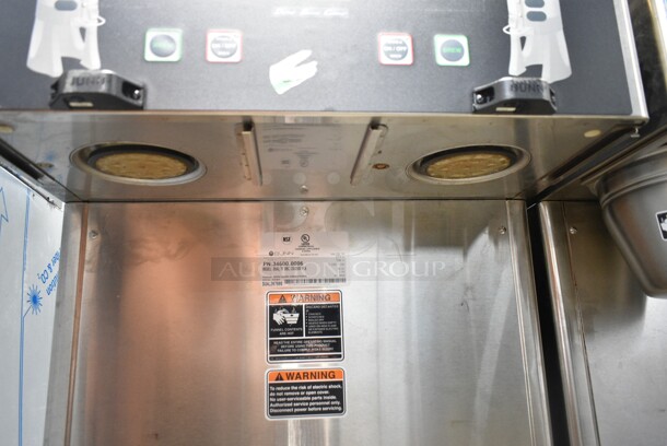 2020 Bunn DUAL TF DBC Stainless Steel Commercial Countertop Coffee Machine w/ Hot Water Dispenser and 2 Metal Brew Baskets. 120/208 Volts, 1 Phase.  - Image 5 of 7