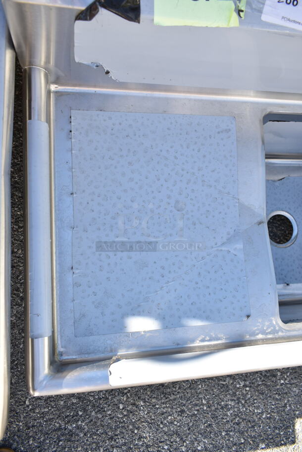 BRAND NEW SCRATCH AND DENT! Regency 600S21717218 Stainless Steel Commercial 2 Bay Sink w/ Dual Drain boards. Bays 17x17x12. Drain Boards 16.5x18.5. No Legs. - Image 7 of 8