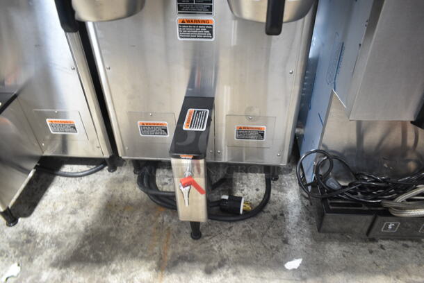 2020 Bunn DUAL TF DBC Stainless Steel Commercial Countertop Coffee Machine w/ Hot Water Dispenser and 2 Metal Brew Baskets. 120/208 Volts, 1 Phase.  - Image 4 of 8