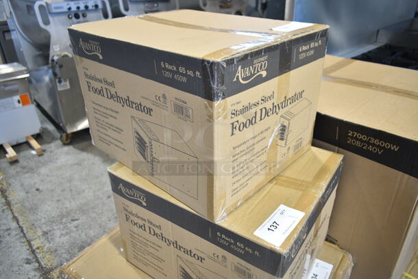 BRAND NEW IN BOX! Avantco 177LT06A Stainless Steel Commercial Food Dehydrator. 120 Volts, 1 Phase. Tested and Only Works On The Highest Heat Setting. - Image 2 of 4