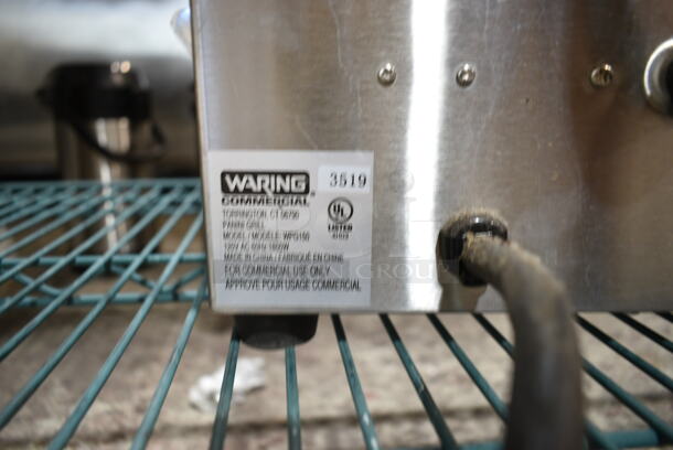 Waring WPG150 Stainless Steel Commercial Countertop Panini Press. 120 Volts, 1 Phase. Tested and Working! - Image 5 of 5