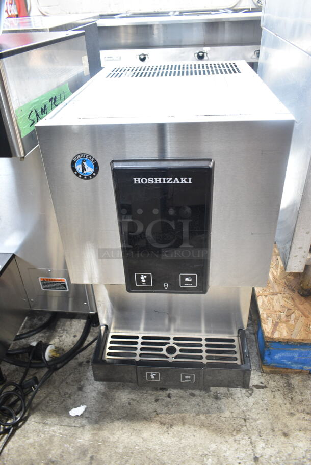 2022 Hoshizaki DCM-271BAH Stainless Steel Commercial Countertop Ice Machine and Water Dispenser. 115 Volts, 1 Phase.  - Image 1 of 7