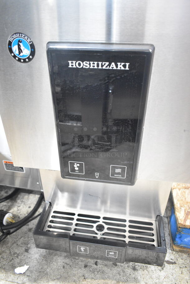 2022 Hoshizaki DCM-271BAH Stainless Steel Commercial Countertop Ice Machine and Water Dispenser. 115 Volts, 1 Phase.  - Image 3 of 7