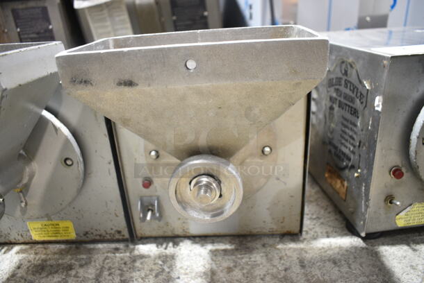 2 Olde Tyme PN1 Stainless Steel Commercial Countertop Nut Grinder Base w/ Hopper Mount. 115 Volts, 1 Phase. 2 Times Your Bid! Tested and Working! - Image 4 of 12