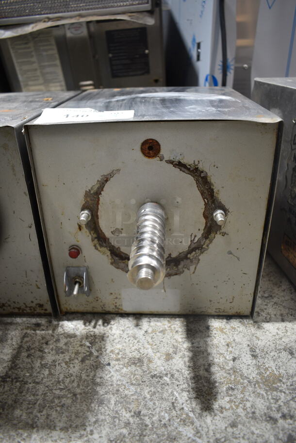 2 Olde Tyme PN1 Stainless Steel Commercial Countertop Nut Grinder Base w/ Hopper Mount. 115 Volts, 1 Phase. 2 Times Your Bid! Tested and Working! - Image 5 of 12