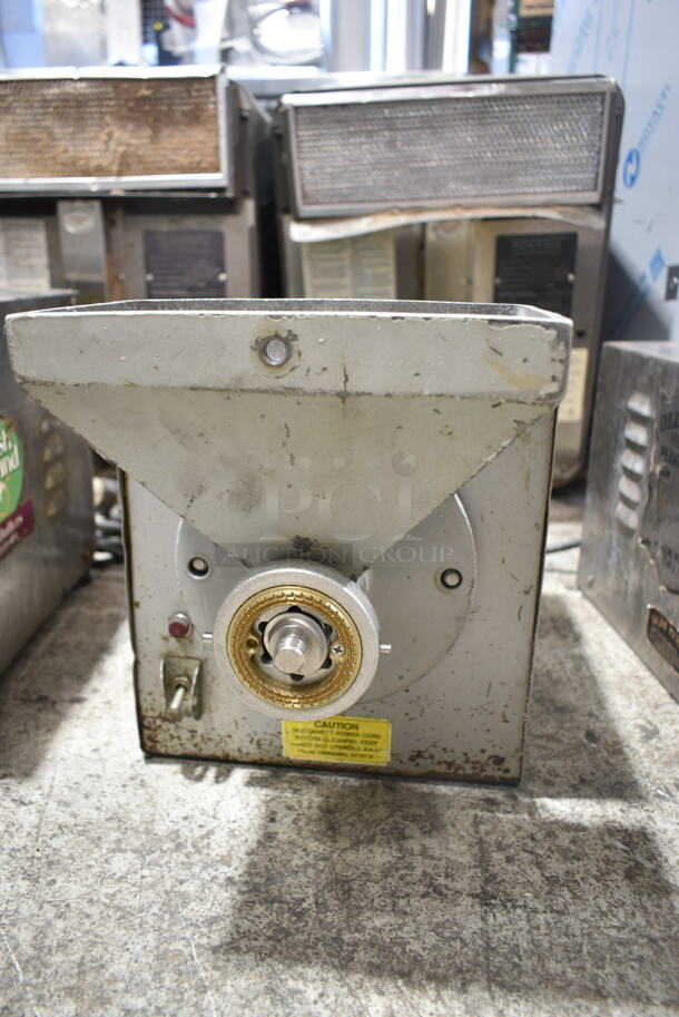 2 Olde Tyme PN1 Stainless Steel Commercial Countertop Nut Grinder Base w/ Hopper Mount. 115 Volts, 1 Phase. 2 Times Your Bid! Tested and Working! - Image 8 of 12